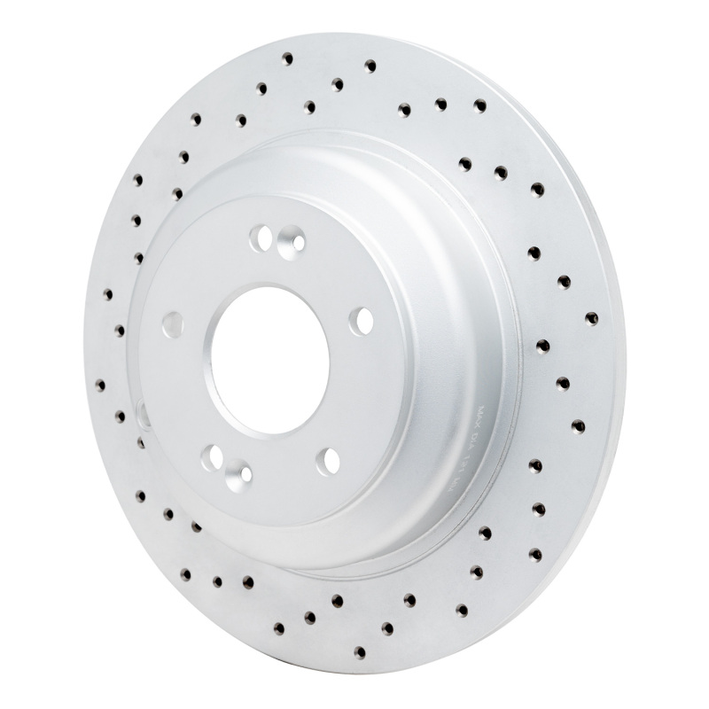 Hyundai Genesis Coupe Brake Rotor (1) - Rear Left - DFC - Drilled Geoperformance - `10-`16