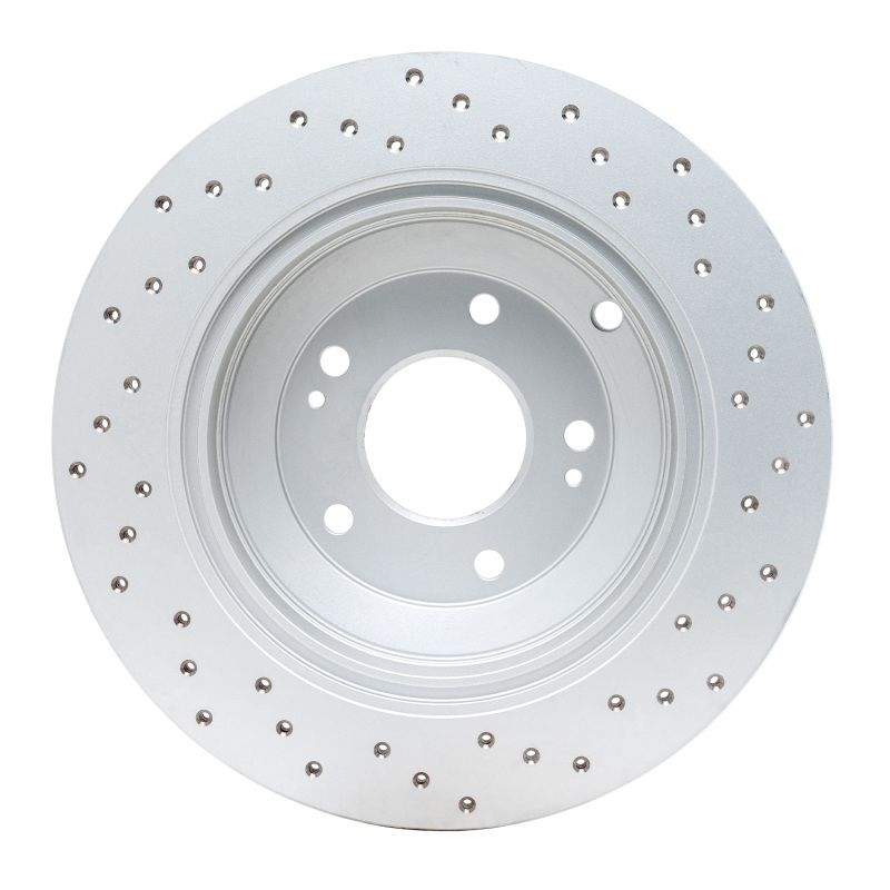 Hyundai Genesis Coupe Brake Rotor (1) - Rear Left - DFC - Drilled Geoperformance - `10-`16
