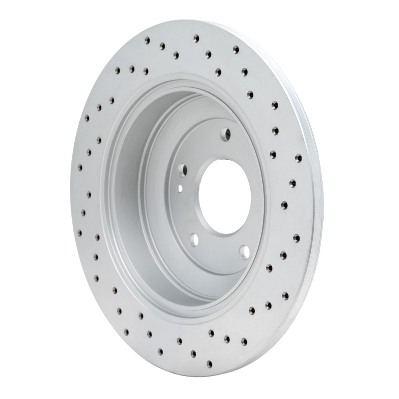 Hyundai Genesis Coupe Brake Rotor (1) - Rear Left - DFC - Drilled Geoperformance - `10-`16