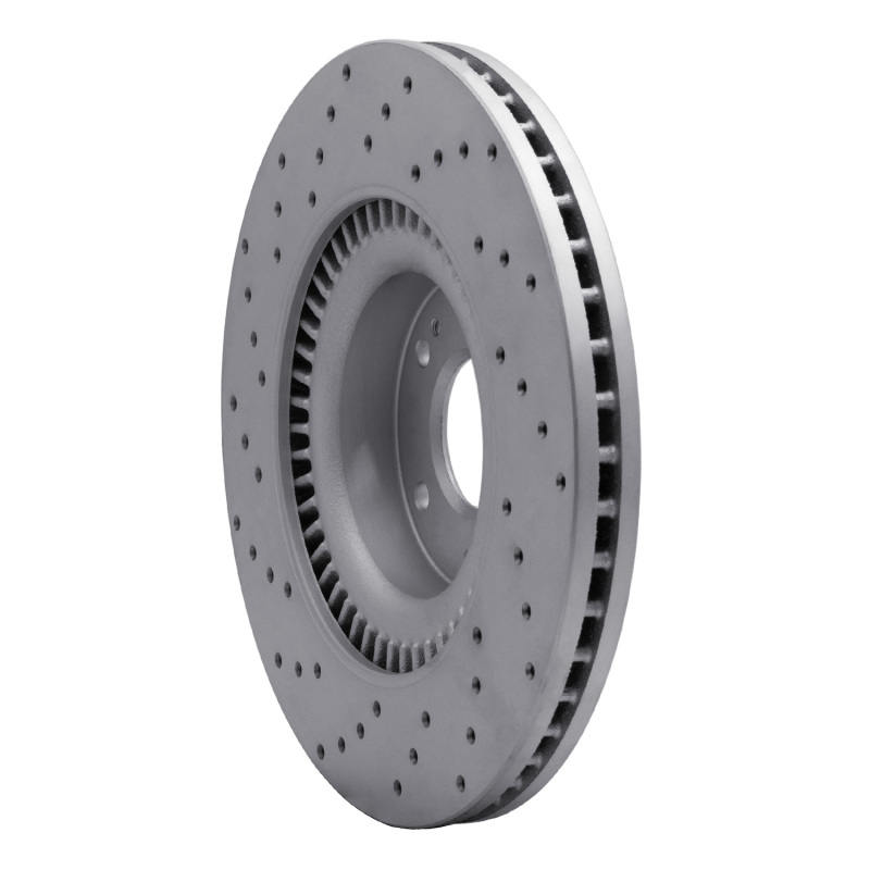 Genesis G80 Brake Rotor (1) - Front Right - DFC - Drilled Geoperformance - `11-`17