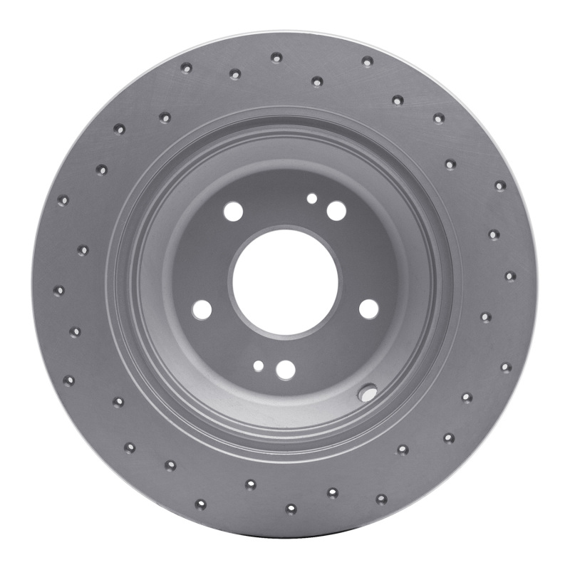 Genesis G80 Brake Rotor (1) - Rear Left - DFC - Drilled Geoperformance - `09-`20