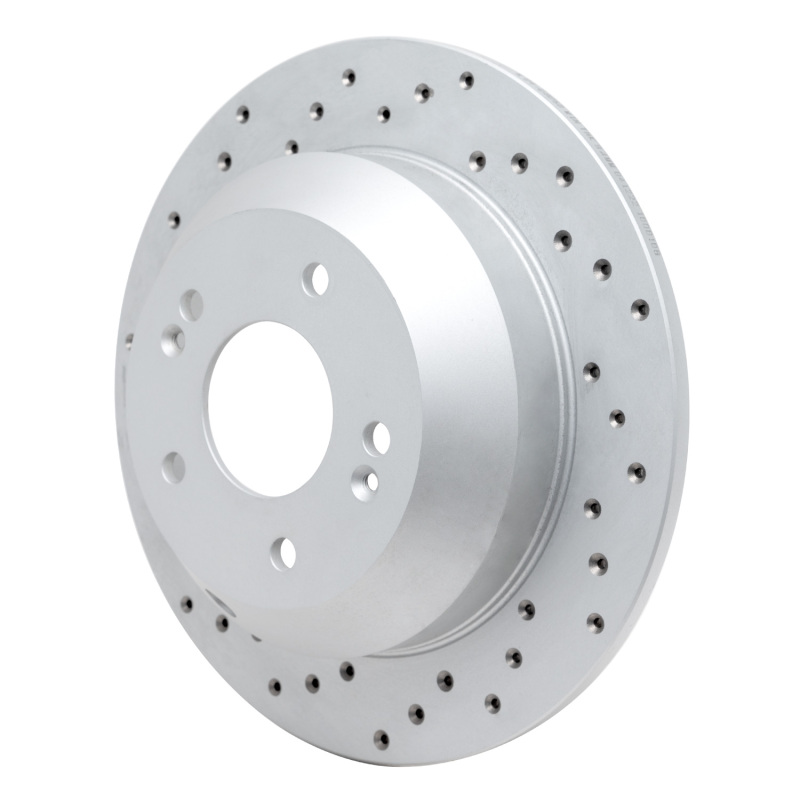 Hyundai Santa Fe Sport Brake Rotor (1) - Rear Left - DFC - Geoperformance Drilled - `10-`21