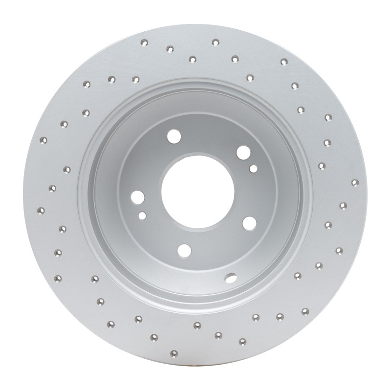 Hyundai Santa Fe Sport Brake Rotor (1) - Rear Left - DFC - Geoperformance Drilled - `10-`21