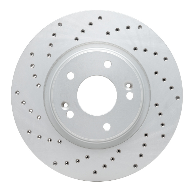Hyundai Elantra Brake Rotor (1) - Front Left - DFC - Geoperformance Rotor - Drilled - `15-`25
