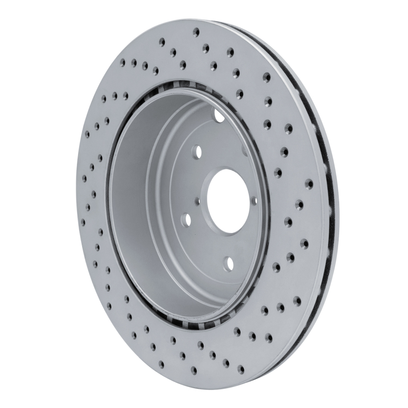 Subaru WRX Brake Rotor (1) - Rear Left - DFC - Geoperf Drilled - `08-`20