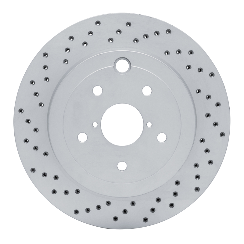 Subaru WRX Brake Rotor (1) - Rear Left - DFC - Geoperf Drilled - `08-`20