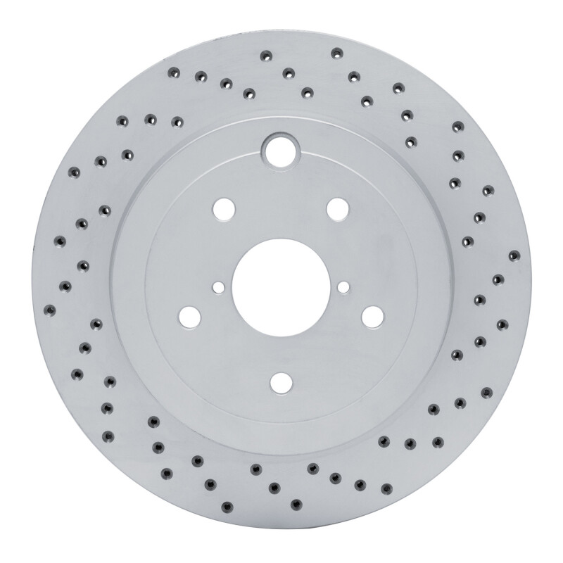 Subaru WRX Brake Rotor (1) - Rear Right - DFC - Drilled Geoperformance - `08-`20 Subaru WRX Brake Rotor (1) - Rear Right - DFC - Drilled Geoperformance - `08-`20
