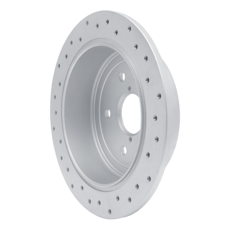 Subaru WRX Brake Rotor (1) - Rear Left - DFC - Drilled Geoperformance - `15-`21