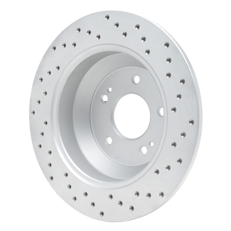 Kia Sorento Brake Rotor (1) - Rear Left - DFC - Drilled Geoperformance - `15-`20