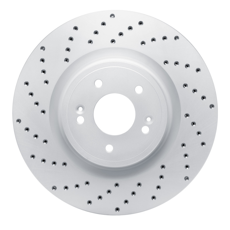 Genesis G70 Brake Rotor (1) - Front Left - DFC - Drilled Geoperformance - `18-`22