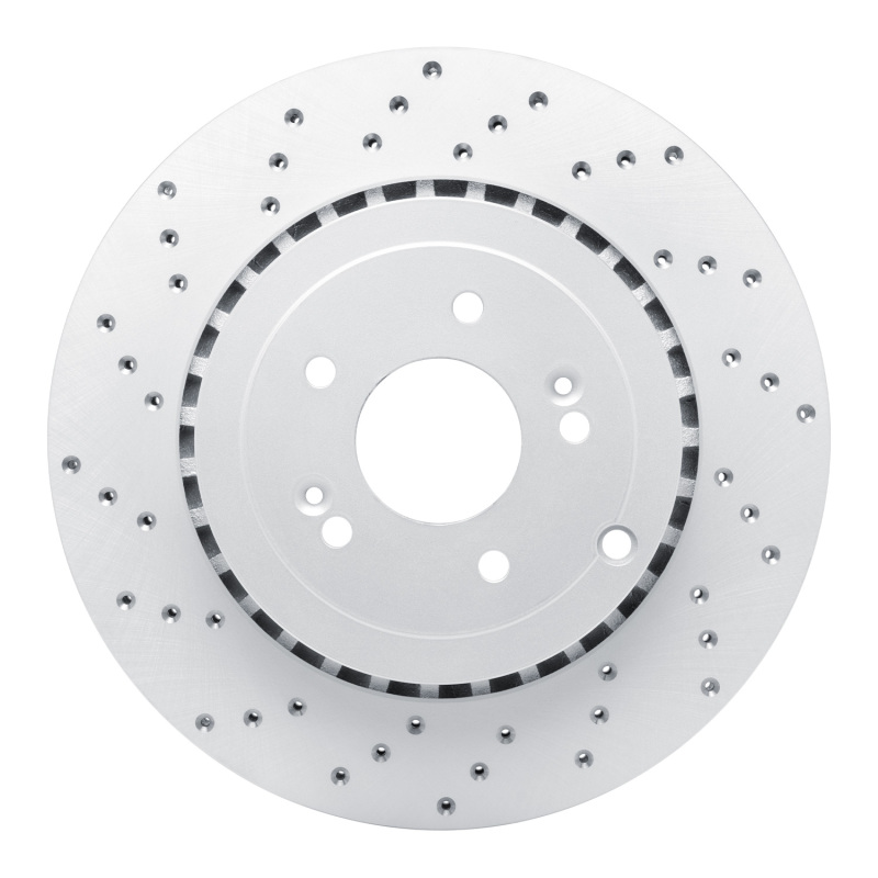 Genesis G70 Brake Rotor (1) - Rear Left - DFC - Drilled Geoperformance - `18-`25