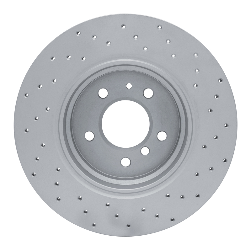 BMW 850Csi Brake Rotor (1) - Rear Left - DFC - Drilled Geoperformance - `91-`01