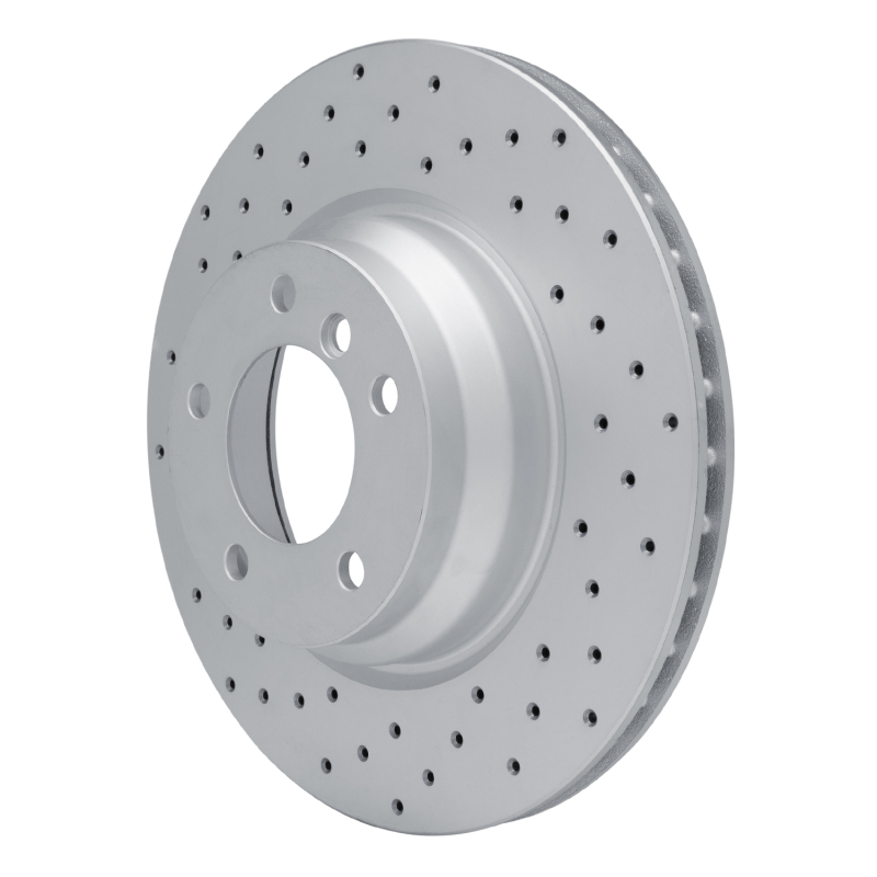 BMW 330I Brake Rotor (1) - Front Left - DFC - Drilled Geoperformance - `06-`12