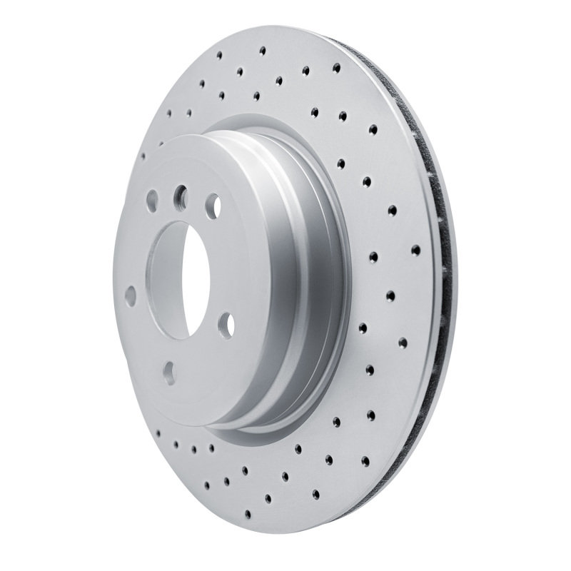 BMW 330I Brake Rotor (1) - Rear Left - DFC - Drilled Geoperf - `06-`15