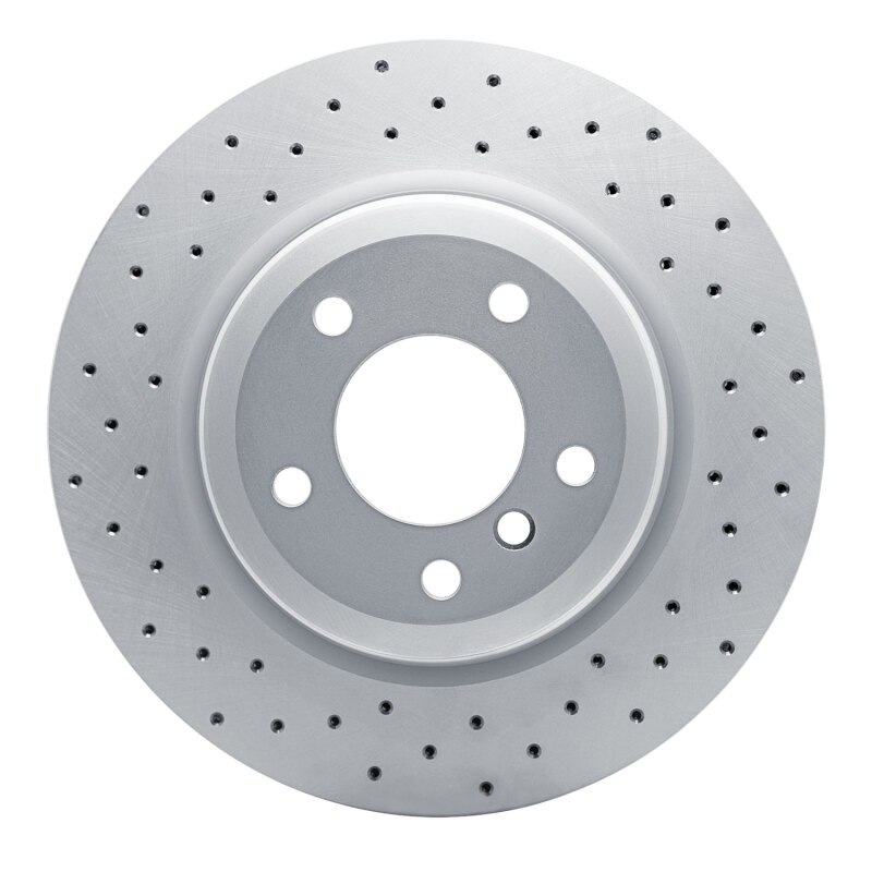 BMW 330I Brake Rotor (1) - Rear Left - DFC - Drilled Geoperf - `06-`15