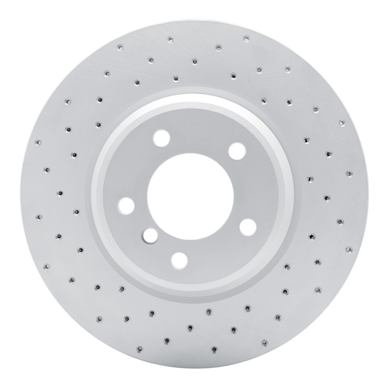 BMW X1 Brake Rotor (1) - Front Left - DFC - Drilled Geoperformance - `07-`15