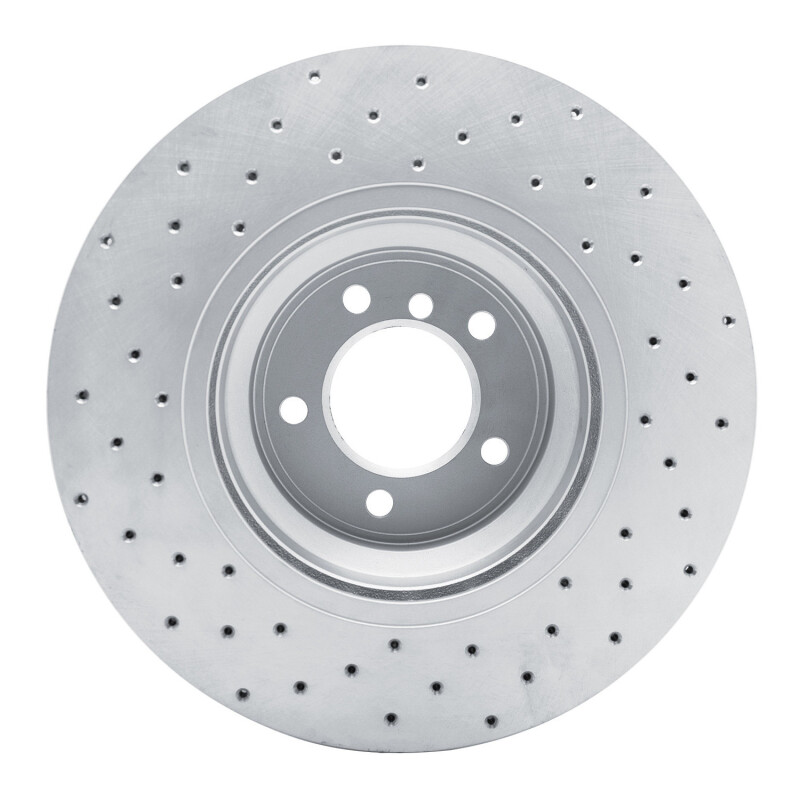 BMW 335I Brake Rotor (1) - Front Right - DFC - Drilled Geoperformance - `07-`15