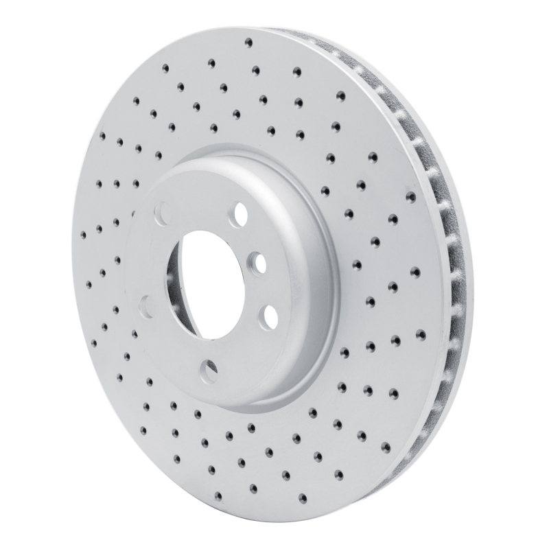 BMW 740LI Brake Rotor (1) - Front Right - DFC - Drilled Geoperformance - `10-`18