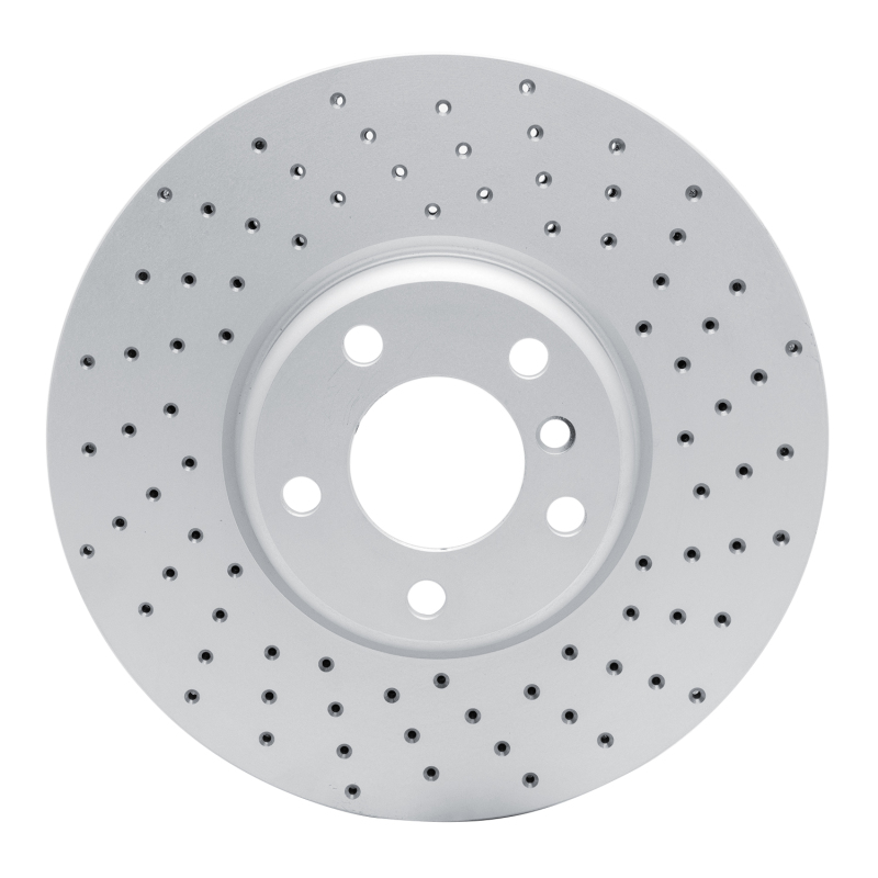 BMW 740LI Brake Rotor (1) - Front Right - DFC - Drilled Geoperformance - `10-`18