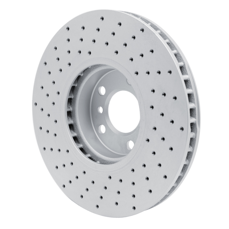 BMW 740LI Brake Rotor (1) - Front Right - DFC - Drilled Geoperformance - `10-`18