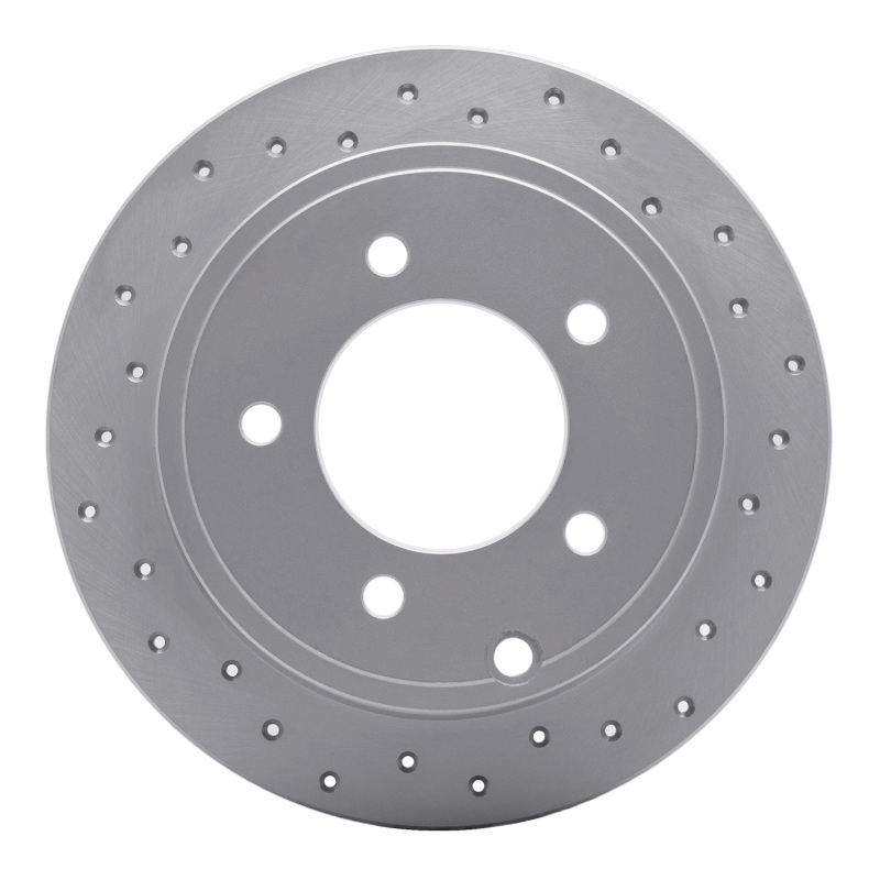 Chrysler Sebring Brake Rotor (1) - Rear Right - DFC - Drilled Geoperformance - `07-`17