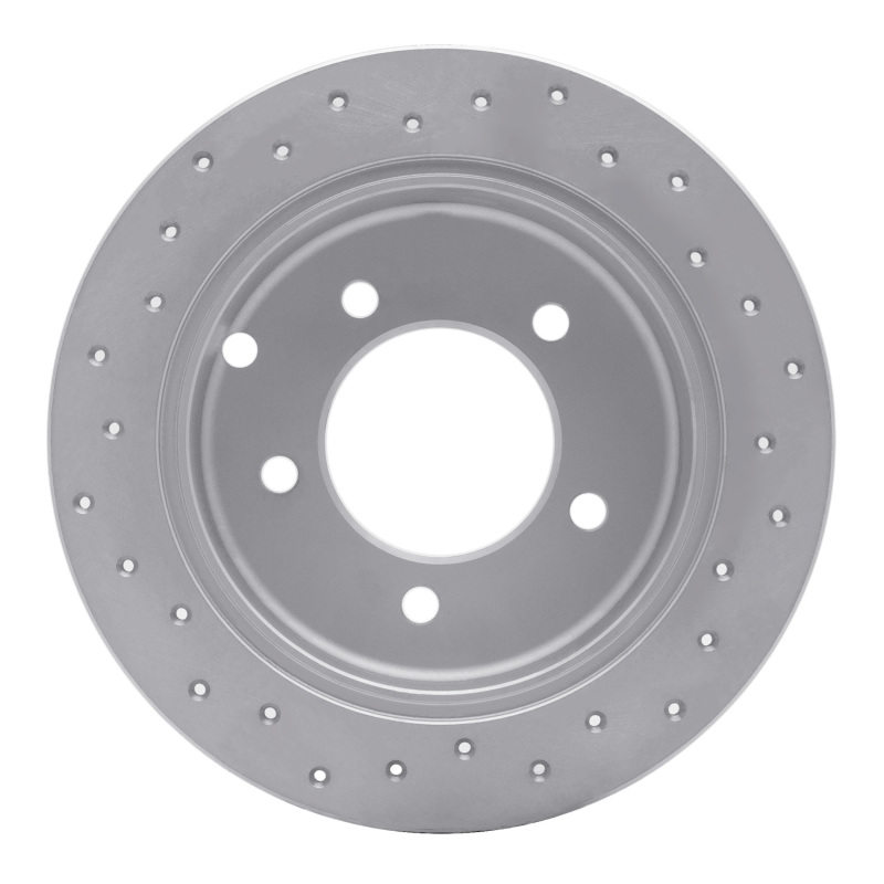 Chrysler Sebring Brake Rotor (1) - Rear Right - DFC - Drilled Geoperformance - `07-`17