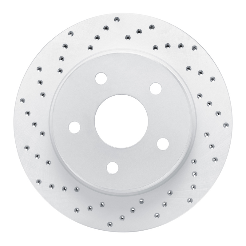 Chrysler Aspen Brake Rotor (1) - Front Left - DFC - Geoperf Drilled - `02-`24