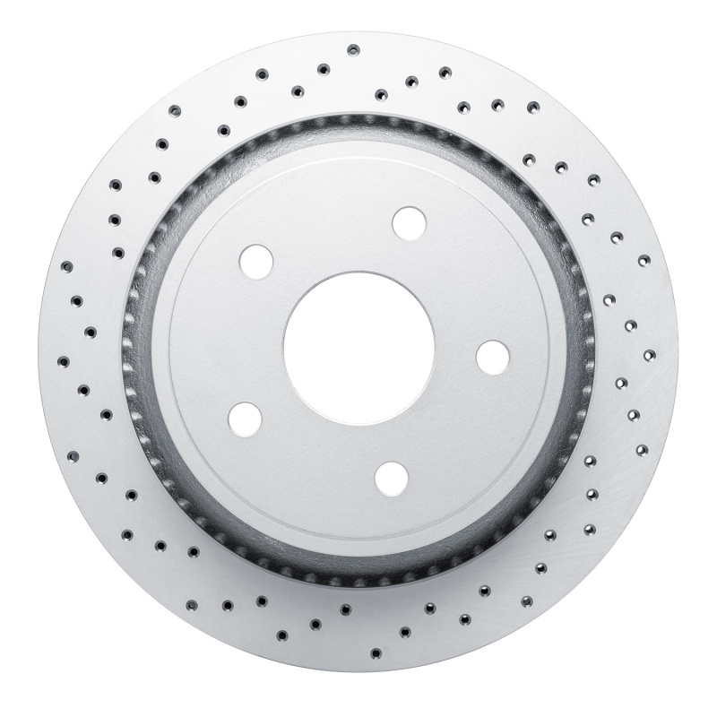 Chrysler Aspen Brake Rotor (1) - Rear Left - DFC - Drilled Geoperformance - `02-`24