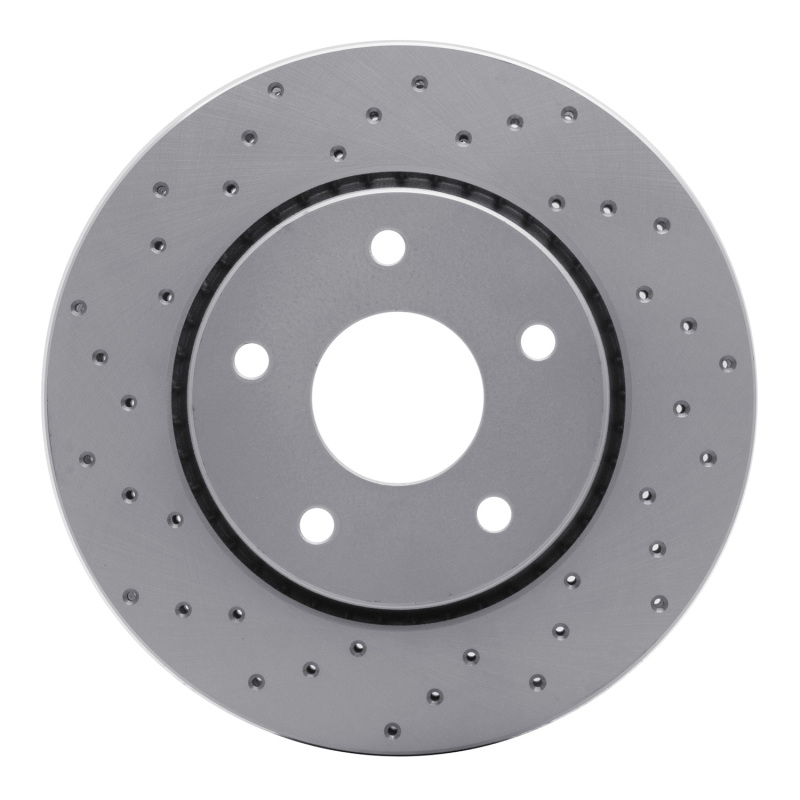 Chrysler Town & Country Brake Rotor (1) - Front Left - DFC - Drilled Geoperformance Rotor - `08-`16