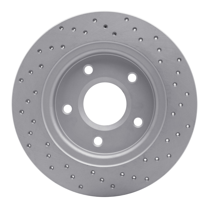 Chrysler Town & Country Brake Rotor (1) - Rear Left - DFC - Drilled Geoperformance - `08-`16