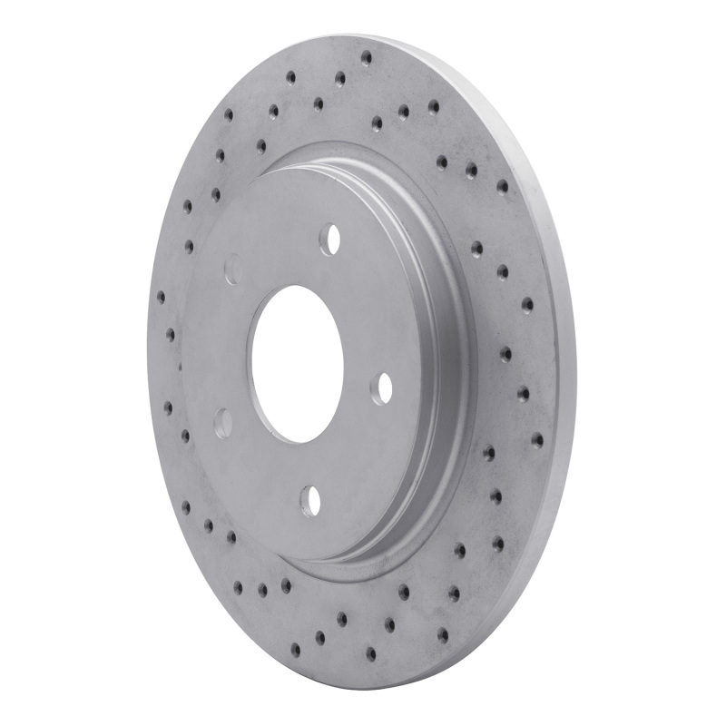 Chrysler Town & Country Brake Rotor (1) - Rear Left - DFC - Drilled Geoperformance - `08-`16