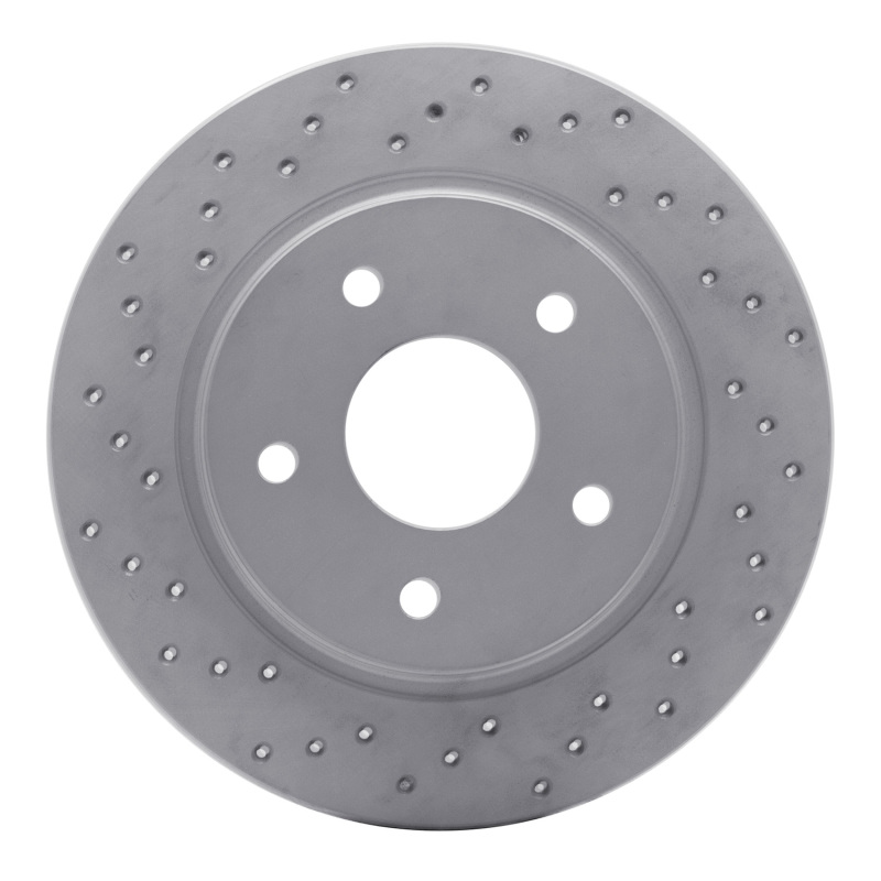 Chrysler Town & Country Brake Rotor (1) - Rear Left - DFC - Drilled Geoperformance - `08-`16