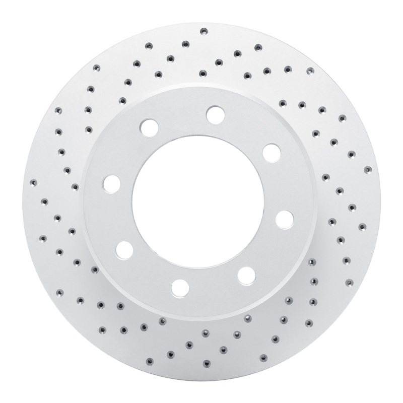 Dodge Ram 3500 Brake Rotor (1) - Front Left - DFC - Geoperf Rotors - Drilled - `09-`25