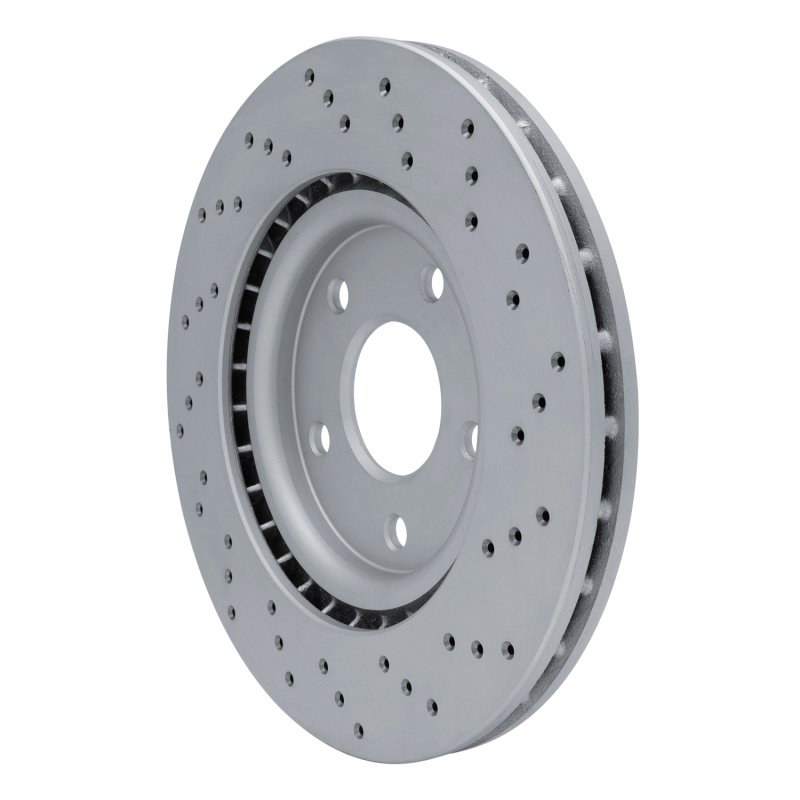 Chrysler Town & Country Brake Rotor (1) - Front Left - DFC - Drilled Geoperformance - `12-`25