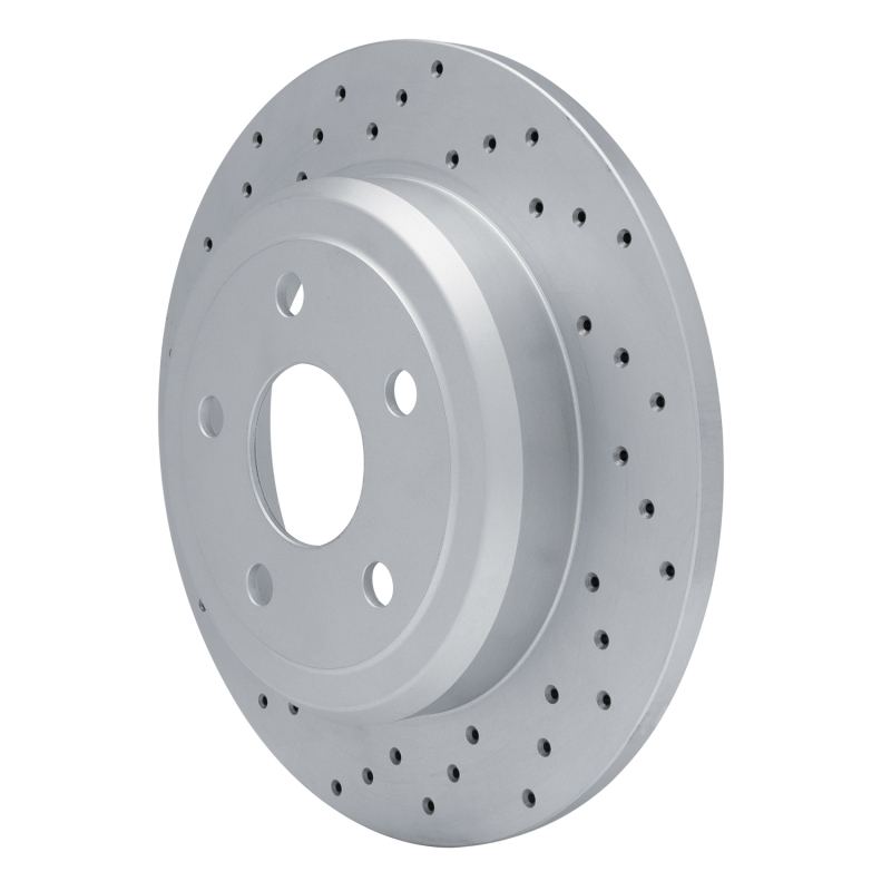 Dodge Durango Brake Rotor (1) - Rear Left - DFC - Geoperformance Drilled - `11-`22