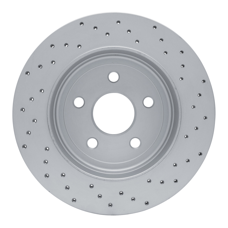 Dodge Durango Brake Rotor (1) - Rear Left - DFC - Geoperformance Drilled - `11-`22