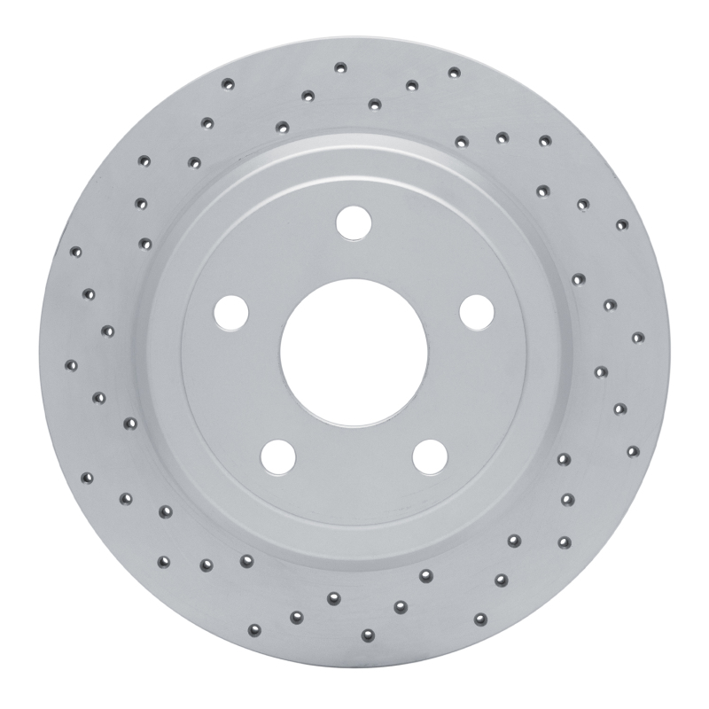 Dodge Durango Brake Rotor (1) - Rear Left - DFC - Geoperformance Drilled - `11-`22