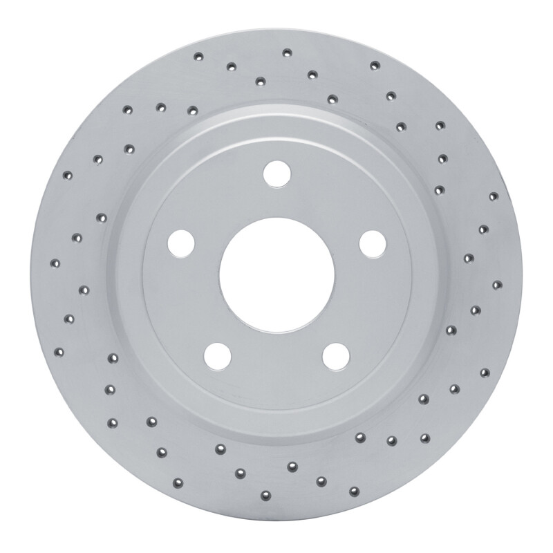Dodge Durango Brake Rotor (1) - Rear Right - DFC - Drilled Geoperformance - `11-`22