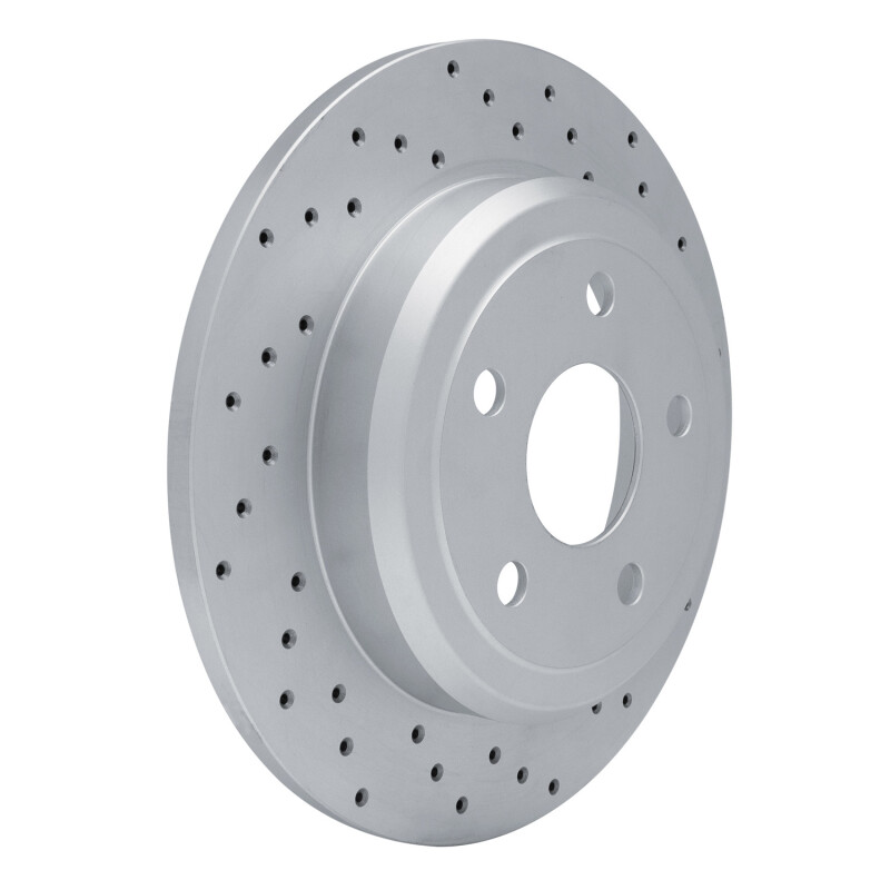 Dodge Durango Brake Rotor (1) - Rear Right - DFC - Drilled Geoperformance - `11-`22