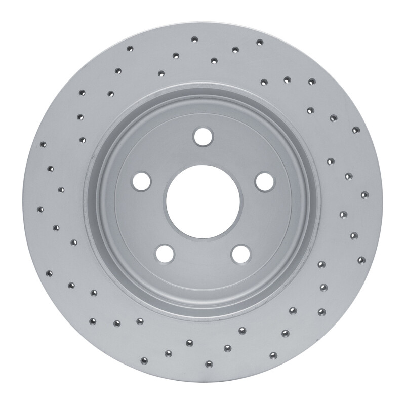 Dodge Durango Brake Rotor (1) - Rear Right - DFC - Drilled Geoperformance - `11-`22