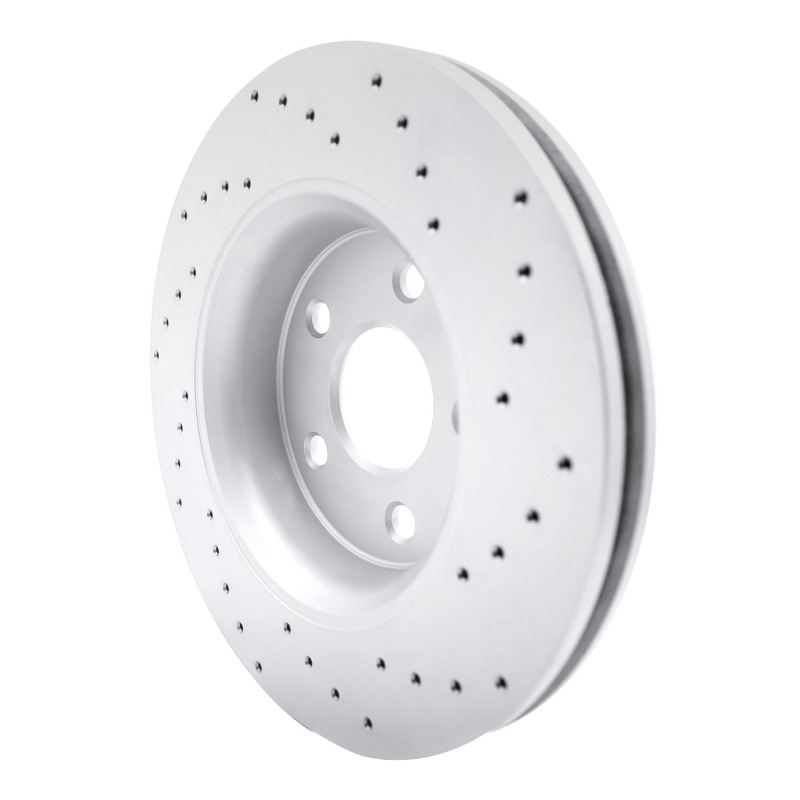 Dodge Durango Brake Rotor (1) - Front Left - DFC - Drilled Geoperformance Rotor - `11-`22