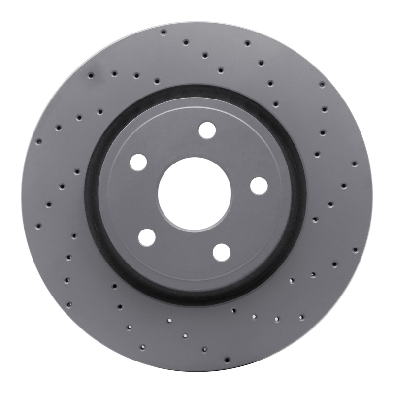 Dodge Durango Brake Rotor (1) - Front Right - DFC - Geoperformance Drilled - `11-`25