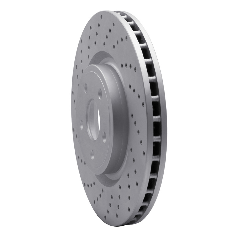 Dodge Durango Brake Rotor (1) - Front Left - DFC - Drilled Geoperformance - `12-`25