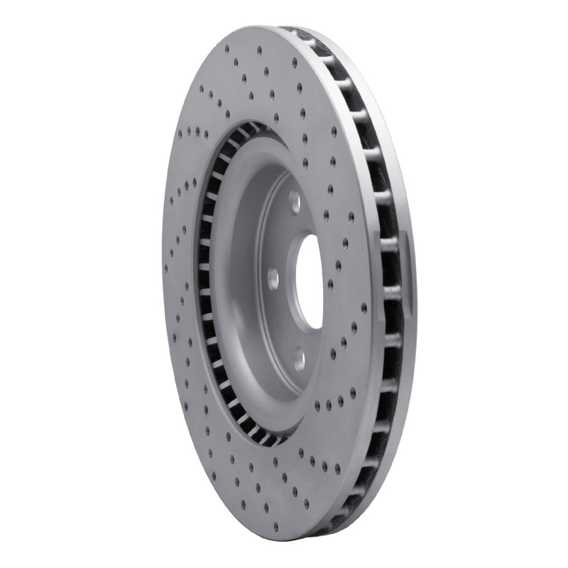 Dodge Durango Brake Rotor (1) - Front Left - DFC - Drilled Geoperformance - `12-`25