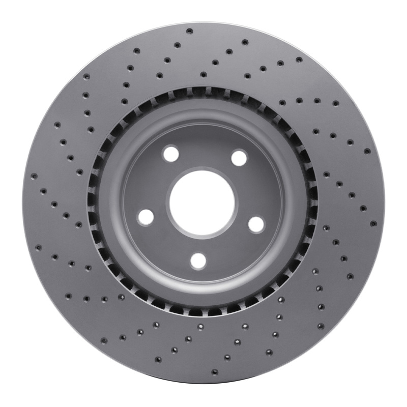 Dodge Durango Brake Rotor (1) - Front Right - DFC - Geoperformance Drilled - `12-`25