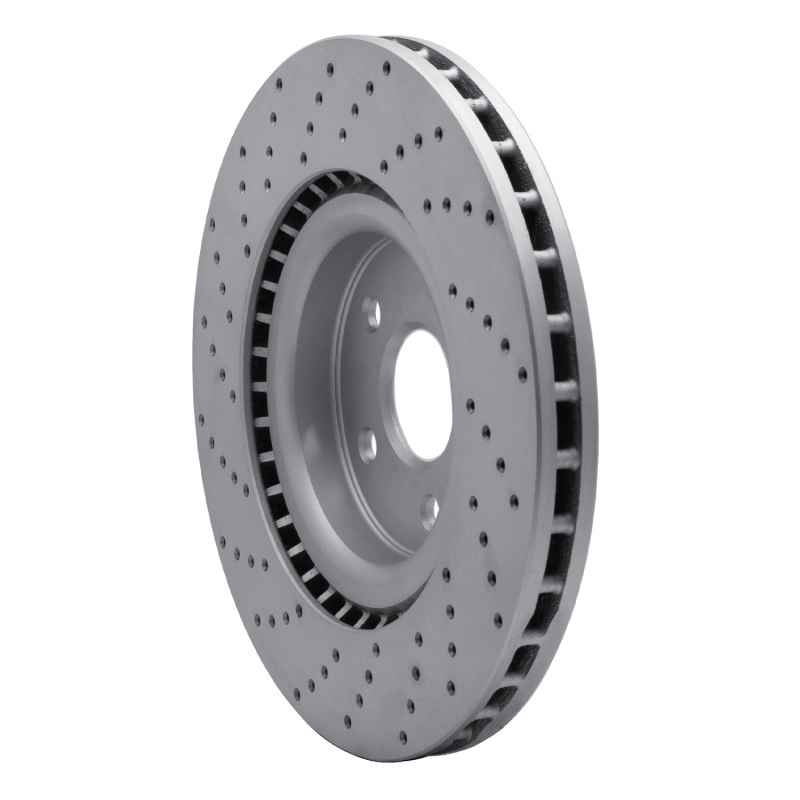 Dodge Durango Brake Rotor (1) - Front Right - DFC - Geoperformance Drilled - `12-`25