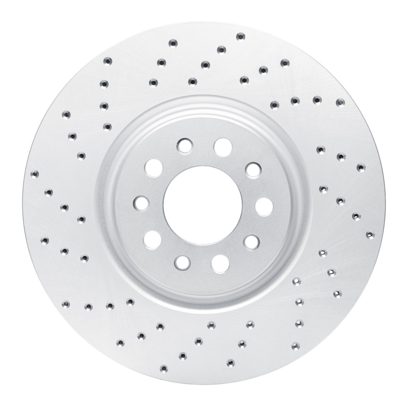 Alfa Romeo Tonale Brake Rotor (1) - Front Left - DFC - Drilled Geoperformance - `14-`26