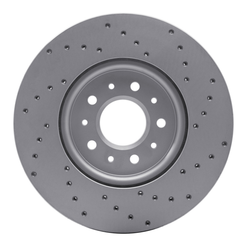 Buick Lacrosse Brake Rotor (1) - Front Left - DFC - Drilled Geoperformance - `16-`21