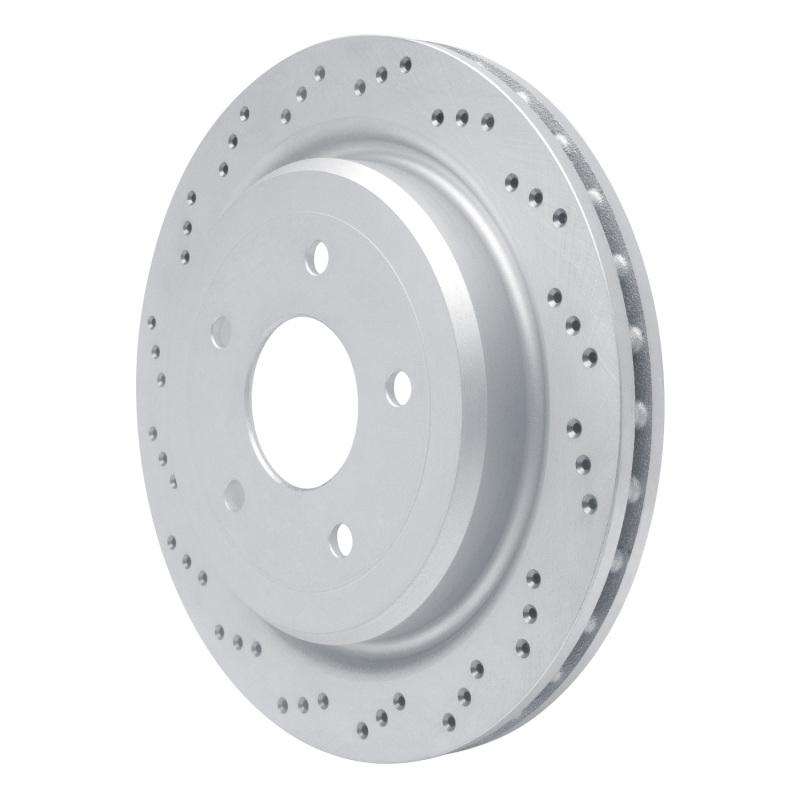 Cadillac Xlr Brake Rotor (1) - Rear Left - DFC - Drilled Geoperformance Rotor - `97-`13