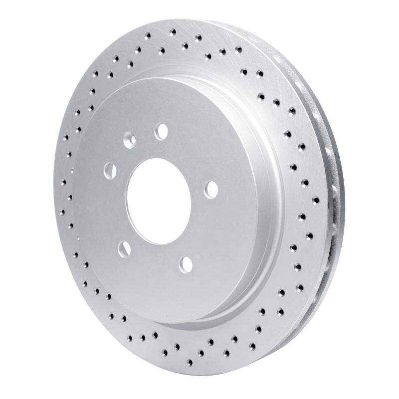 Cadillac Cts Brake Rotor (1) - Rear Left - DFC - Drilled Geoperformance - `03-`11